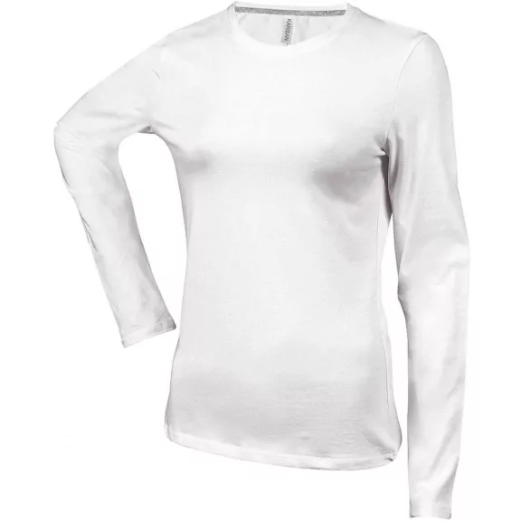Kariban KA383 LADIES' LONG SLEEVE CREW NECK T-SHIRT Kariban KA383 LADIES' LONG SLEEVE CREW NECK T-SHIRT
