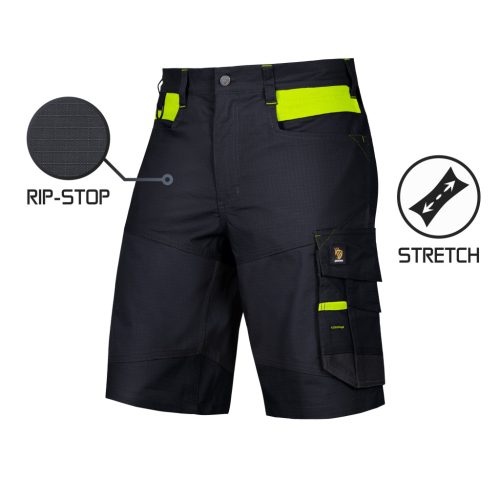 Dacă cauți pantalonii scurți care sunt practici pentru munca ta atunci alege Procera Bari Black