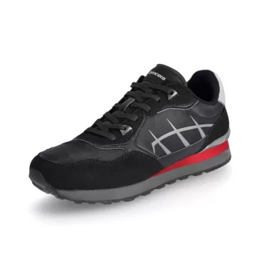   Pantofi casual fără bombeu ultra ușori, cu talpă din spumă Procera Runner Negru
