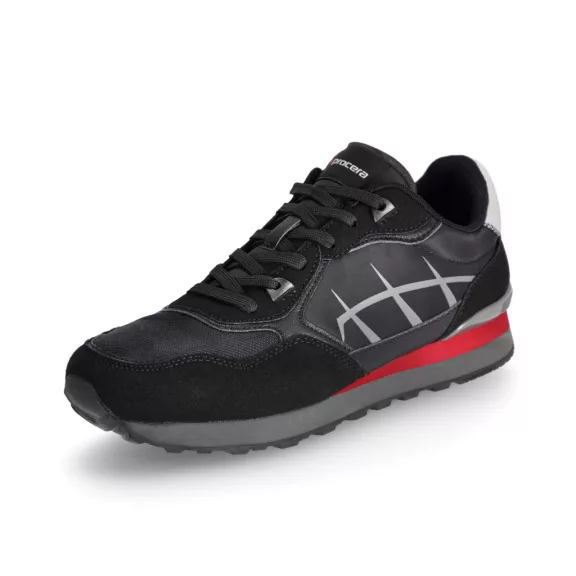 Pantofi casual fără bombeu ultra ușori, cu talpă din spumă Procera Runner Negru Pantofi casual fără bombeu ultra ușori, cu talpă din spumă Procera Runner Negru