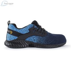 Adidasi de protectie Texo Fly blue cu bombeu metalic S1