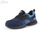 Adidasi de protectie Texo Fly blue cu bombeu metalic S1