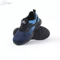 Adidasi de protectie Texo Fly blue cu bombeu metalic S1