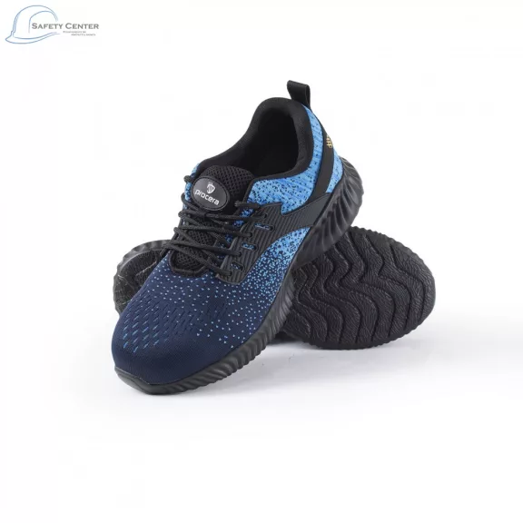 Adidasi de protectie Texo Fly blue cu bombeu metalic S1 Adidasi de protectie Texo Fly blue cu bombeu metalic S1