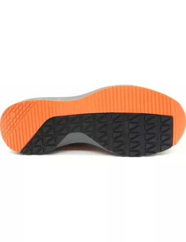 Puma Slide szürke/narancssárga S1PS ESD FO HRO SR biztonsági cipő – TPU orr- és sarokvédővel, 300 °C-ig hőálló talppal