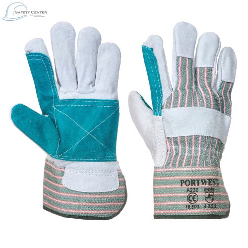 Portwest,A230,Manusi Double Palm Rigger,manusa cu palma dubla din piele