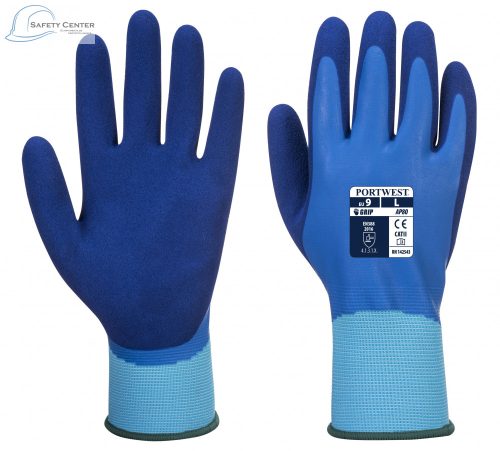Portwest Liquid Pro, Manusi imersate dublu in Latex impermeabil