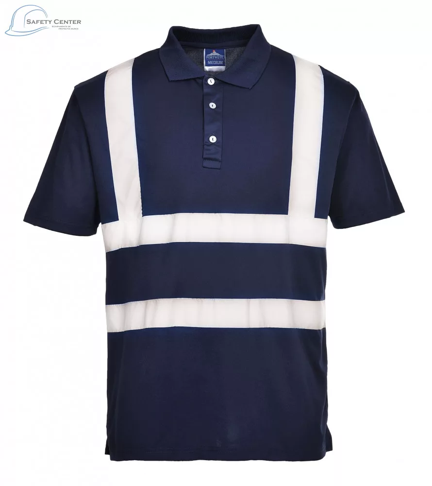 トップス Pedestal polo tee jellyyabashi flexwitme Portwest, Tricou Polo Iona cu benzi reflectorizante - Echipamente