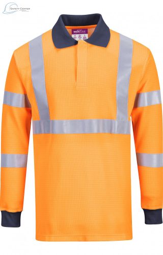 Portwest,FR76,Tricou Polo Ignifug GO/RT