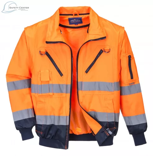 Portwest munkakabát Pilot Hi Vis 3 in 1