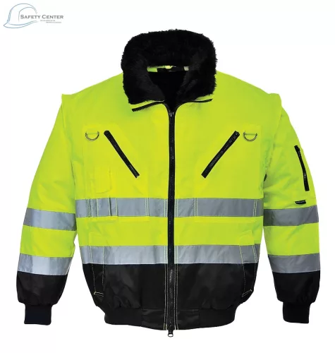 Portwest munkakabát Pilot Hi Vis 3 in 1