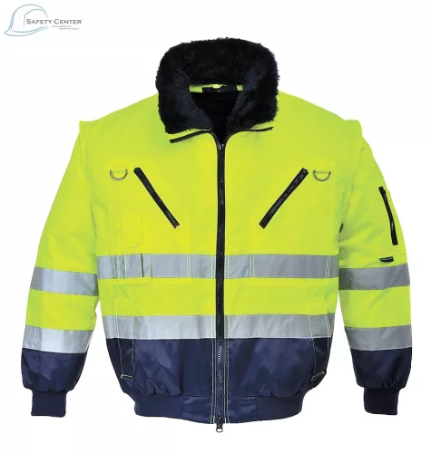 Portwest munkakabát Pilot Hi Vis 3 in 1