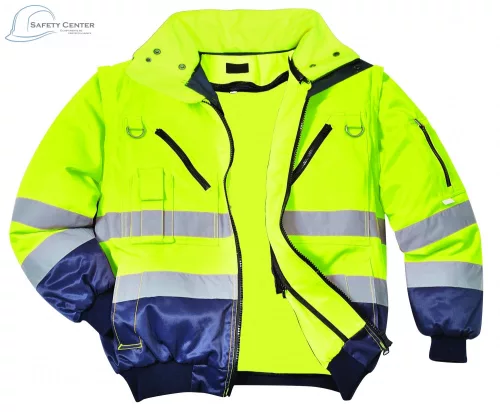 Portwest munkakabát Pilot Hi Vis 3 in 1