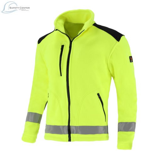 Jachetă polar reflectorizant Procera HV Yellow 340G Mărimea M