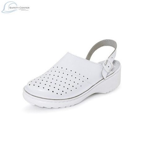 Papuci alba de lucru perforata Procera  Mărimea 42