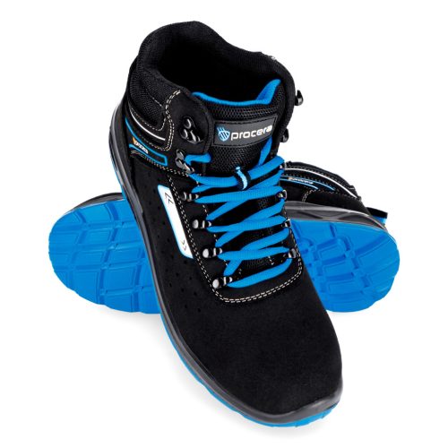 Bocanci de protecție din piele premium cu bombeu și lamelă antiperforație Procera Festo 