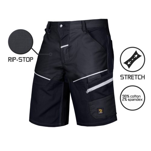 Pentru pantaloni scurți cu design modern alege Procera Lander Black Mărimea 58
