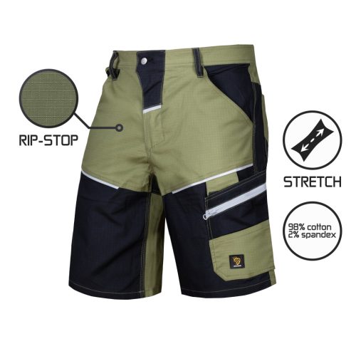 Pentru pantaloni scurți cu design modern alege Procera Lander Green Mărimea 48