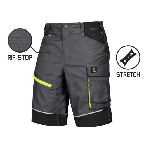 Pantaloni scurți care vor fi cele mai bun priteni ai tăi în muncă Procera Lido Grey Mărimea 46