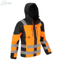   Jachetă reflectorizant, dacă lucrezi în construcții, dar este iarnă atunci soluția este: Procera Logic Orange 