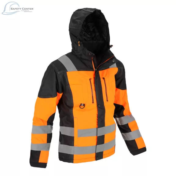 Jachetă reflectorizant, dacă lucrezi în construcții, dar este iarnă atunci soluția este: Procera Logic Orange  Mărimea L