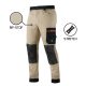 Pantaloni elastici dar nu se rupe RIP-Stop Procera Megawork Khaki Mărimea 56