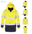 Jachetă de lucru reflectorizantă Procera Prolumo 5 in 1 HV, galbenă Mărimea M