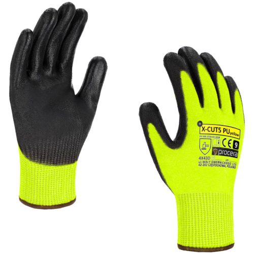 Mănuși antităiere immersate în poliuretan X-Cut5 