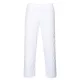 Căutați pantaloni confortabili și igienici pentru mediul alimentar? Portwest 2208 Pantaloni Brutar Albi Mărimea XXS