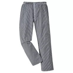   Hűvös és kényelmes nadrág igényes munkakörülményekhez – Portwest C079 Bromley Check Black