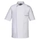 Tunică bucătar Slim Fit cu ventilație excelentă Portwest C735 Surrey Chefs S/S Alb