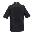 A szakácsköpeny, amelyben nem izzadsz! Portwest C738 Mesh Air Pro S/S Fekete XXS méret