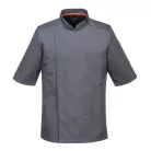 A szakácsköpeny, amelyben nem izzadsz! Portwest C738 Mesh Air Pro S/S szürke, S-es méret