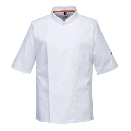 A szakácsköpeny, amelyben nem izzadsz! Portwest C738 Mesh Air Pro S/S Fehér XXS méret
