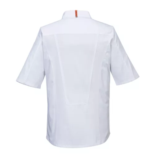 A szakácsköpeny, amelyben nem izzadsz! Portwest C738 Mesh Air Pro S/S Fehér XXS méret