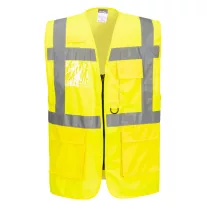   Vestă reflectorizantă cu fermoar și buzunare Portwest Berlin 