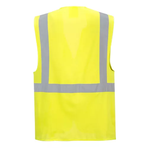 Portwest Berlin jól látható kabát cipzárral és zsebekkel 