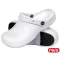 Papuci tip Crocs din spumă EVA de culoare ALBĂ, marca REIS BCREN