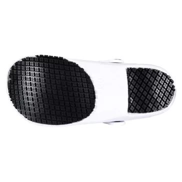   Papuci tip Crocs din spumă EVA de culoare ALBĂ, marca REIS BCREN