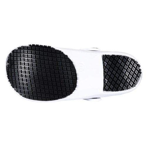 Papuci tip Crocs din spumă EVA de culoare ALBĂ, marca REIS BCREN