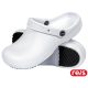Papuci tip Crocs din spumă EVA de culoare ALBĂ, marca REIS BCREN