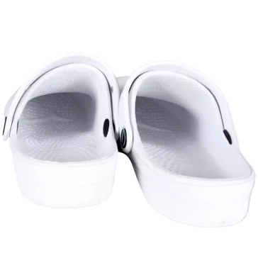   Papuci tip Crocs din spumă EVA de culoare ALBĂ, marca REIS BCREN