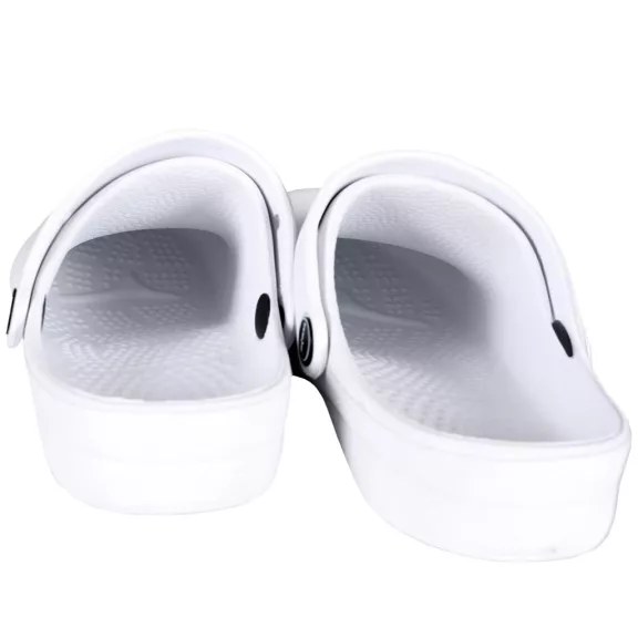 Papuci tip Crocs din spumă EVA de culoare ALBĂ, marca REIS BCREN Papuci tip Crocs din spumă EVA de culoare ALBĂ, marca REIS BCREN