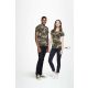 Sol's SO01187 CAMO WOMEN ROUND COLLAR T-SHIRT