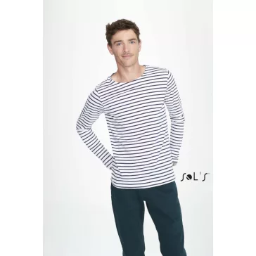 SOL'S SO01403 MARINE WOMEN LONG SLEEVE STRIPED T-SHIRT