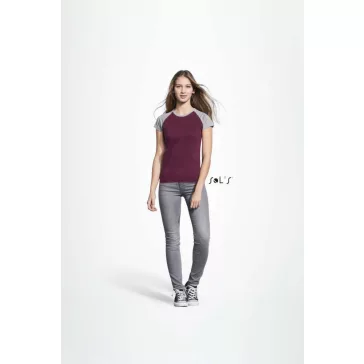   Sol's SO11195 MILKY WOMEN'S 2-COLOR RAGLAN SLEEVES T-SHIRT