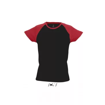   Sol's SO11195 MILKY WOMEN'S 2-COLOR RAGLAN SLEEVES T-SHIRT