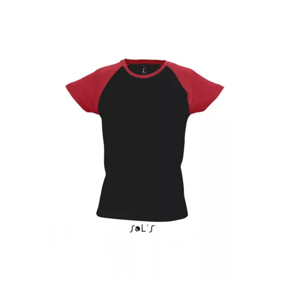 Sol's SO11195 MILKY WOMEN'S 2-COLOR RAGLAN SLEEVES T-SHIRT