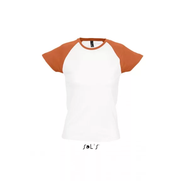 Sol's SO11195 MILKY WOMEN'S 2-COLOR RAGLAN SLEEVES T-SHIRT