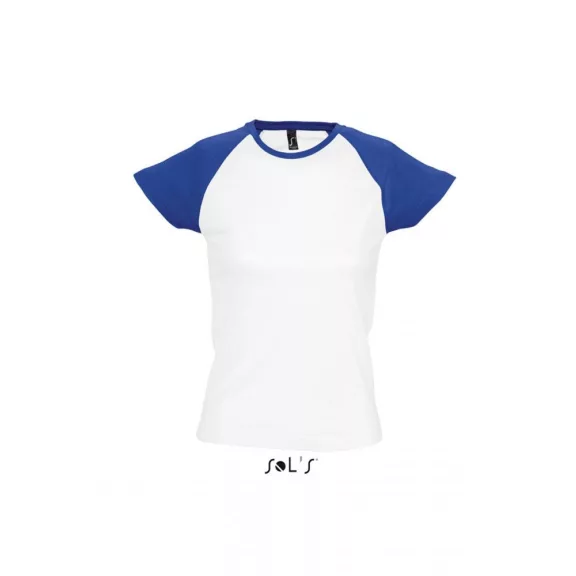 Sol's SO11195 MILKY WOMEN'S 2-COLOR RAGLAN SLEEVES T-SHIRT